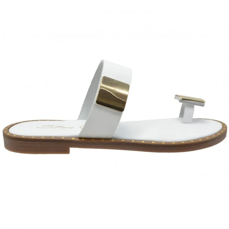 Φωτογραφία προϊόντος: Spiero ΣΑΝΔΑΛΙ E2-079 WHITE LEATHER