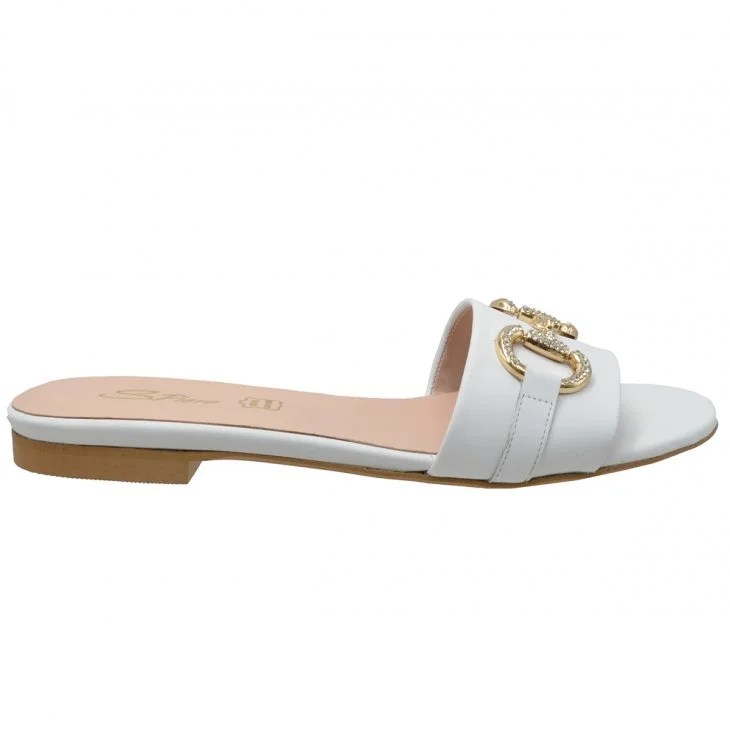Φωτογραφία προϊόντος: Spiero ΣΑΝΔΑΛΙ Ε103-001 ΛΕΥΚΟ ΔΕΡΜΑ