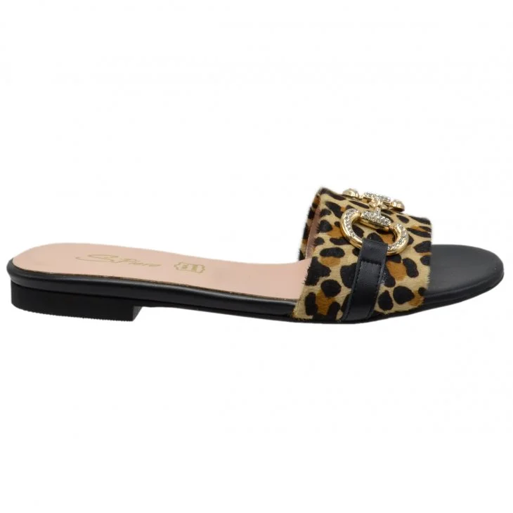 Φωτογραφία προϊόντος: Spiero ΣΑΝΔΑΛΙ E103-001 PONY LEOPARD ΔΕΡΜΑ