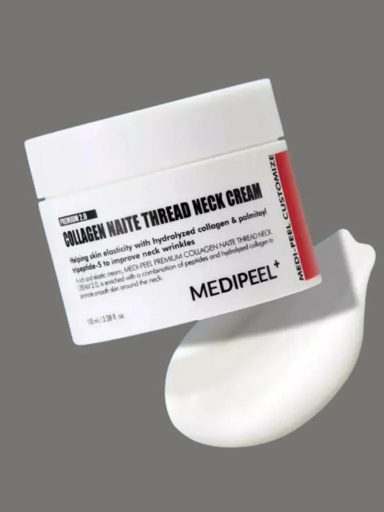 Φωτογραφία προϊόντος: Medi-peel Premium 2.0 Collagen Naite Thread Neck Cream (Renewed) – Αντιγηραντική κρέμα λαιμού με κολλαγόνο