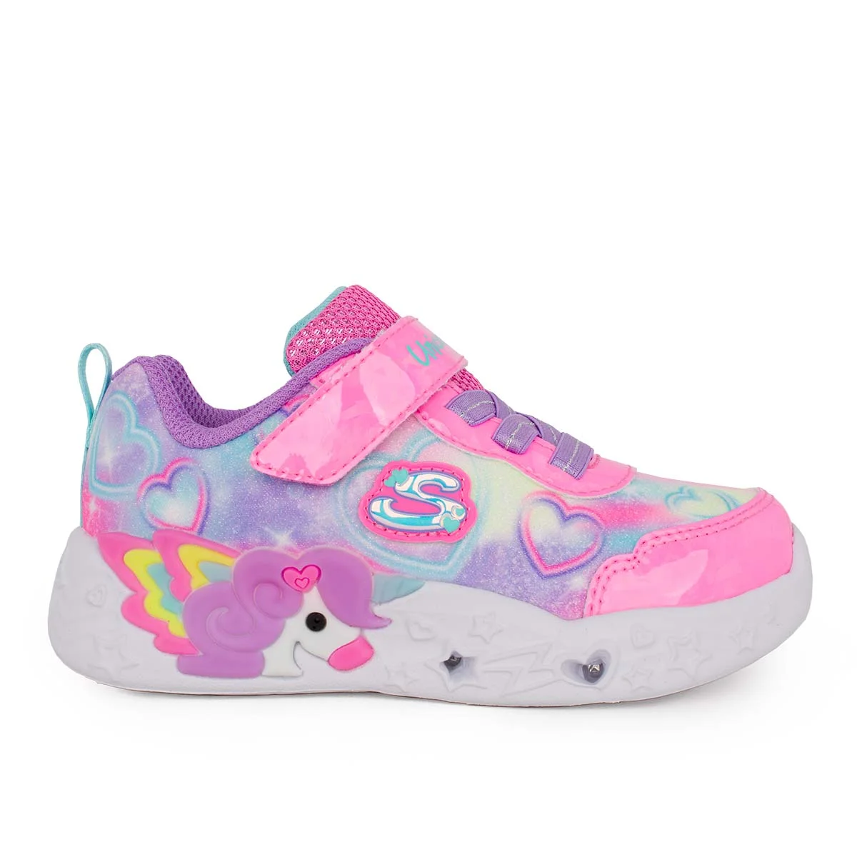 Φωτογραφία προϊόντος: SKECHERS UNICORN CHARMER - LIL HEART SPARKLES - ΡΟΖ