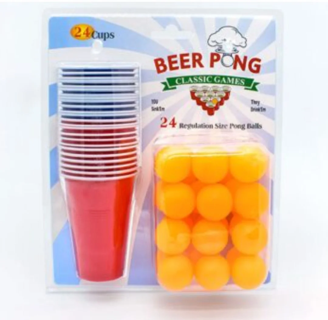 Φωτογραφία προϊόντος: OEM Παιχνίδι ποτού Beer Pong Game Set 24pcs