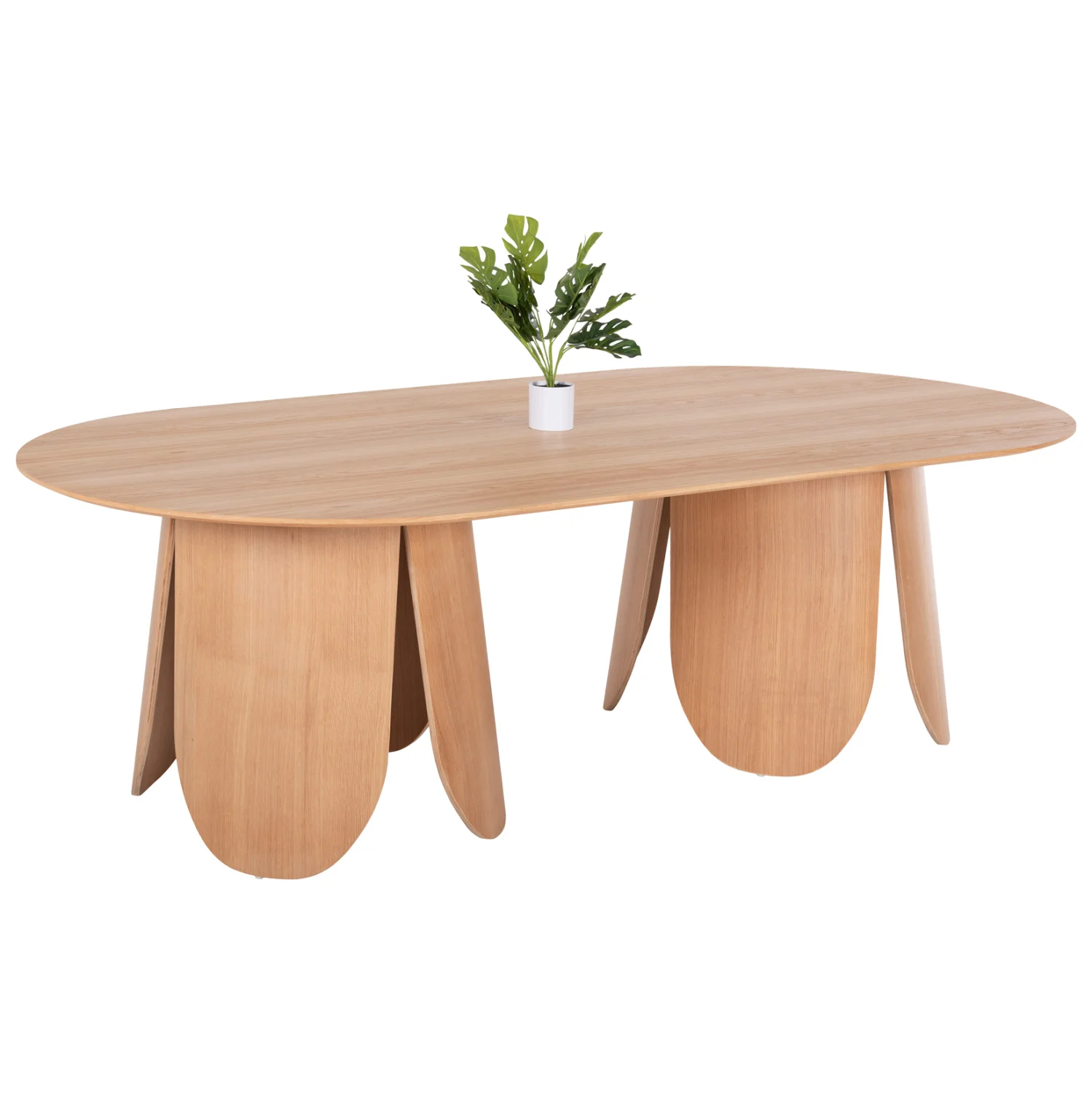 Φωτογραφία προϊόντος: ΤΡΑΠΕΖΙ ΟΒΑΛ DENTY HM9611.01 MDF ΜΕ ΚΑΠΛΑΜΑ ΔΡΥΟΣ-ΦΥΣΙΚΟ ΟΑΚ 240x120x75Υεκ. (x1)
