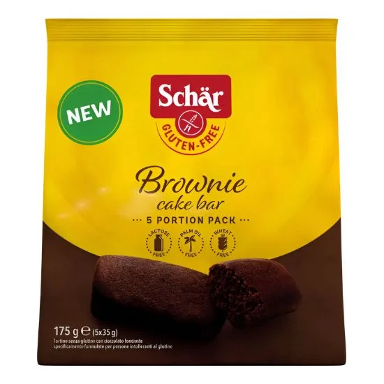 Φωτογραφία προϊόντος: Brownies Σοκολάτας χωρίς γλουτένη-λακτόζη Schar 170g