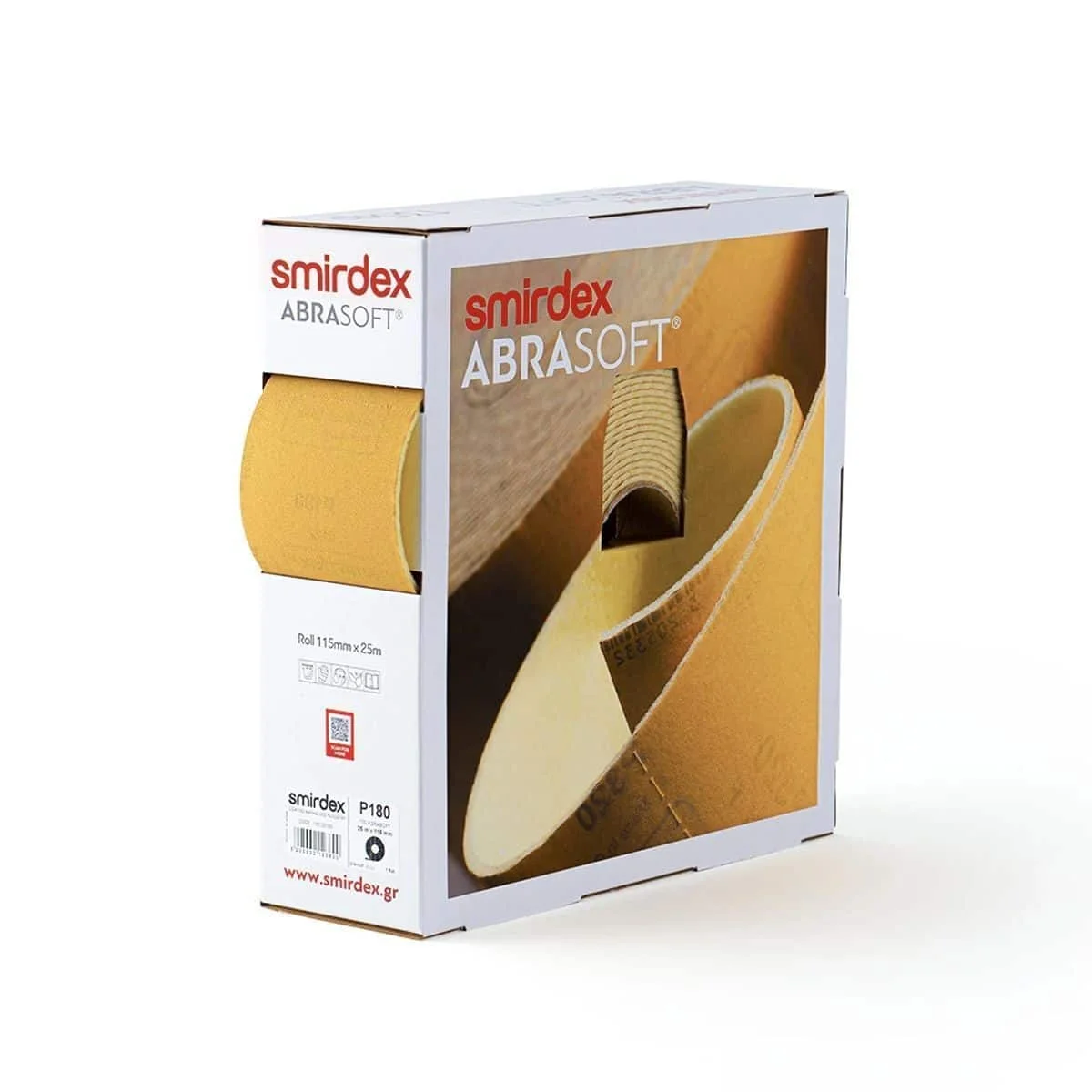 Φωτογραφία προϊόντος: ΡΟΛΟ ABRASOFT 135SP P500 115*125mm-25m ΡΟΛΟ SMIRDEX