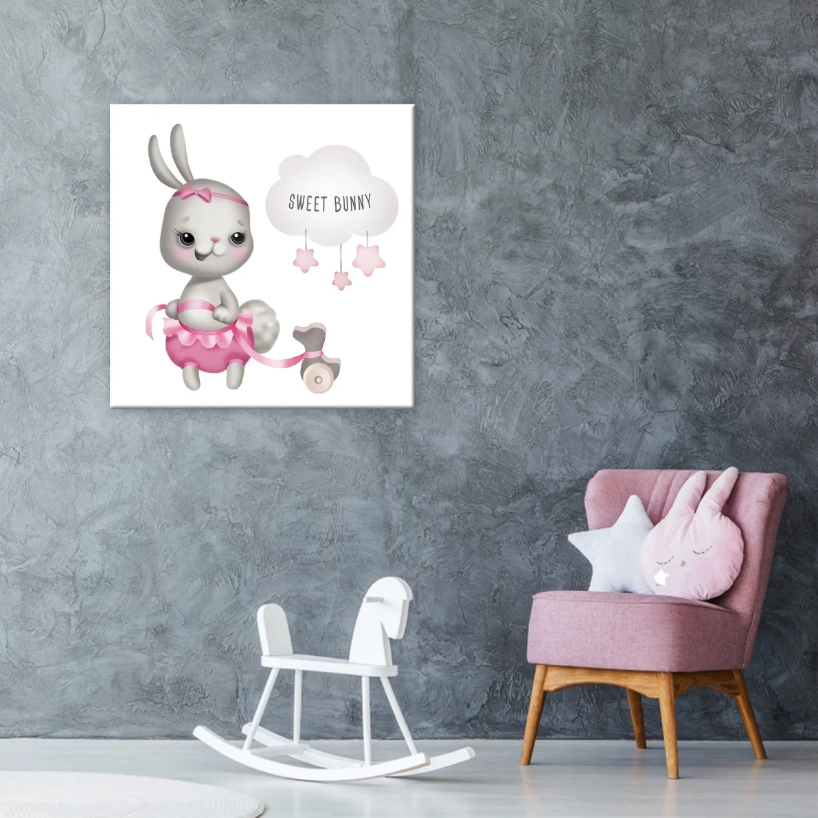 Φωτογραφία προϊόντος: Πίνακας Σε Καμβά - Sweet Bunny