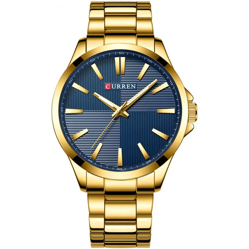 Φωτογραφία προϊόντος: Ανδρικό ρολόι Curren 8322 Gold-Blue