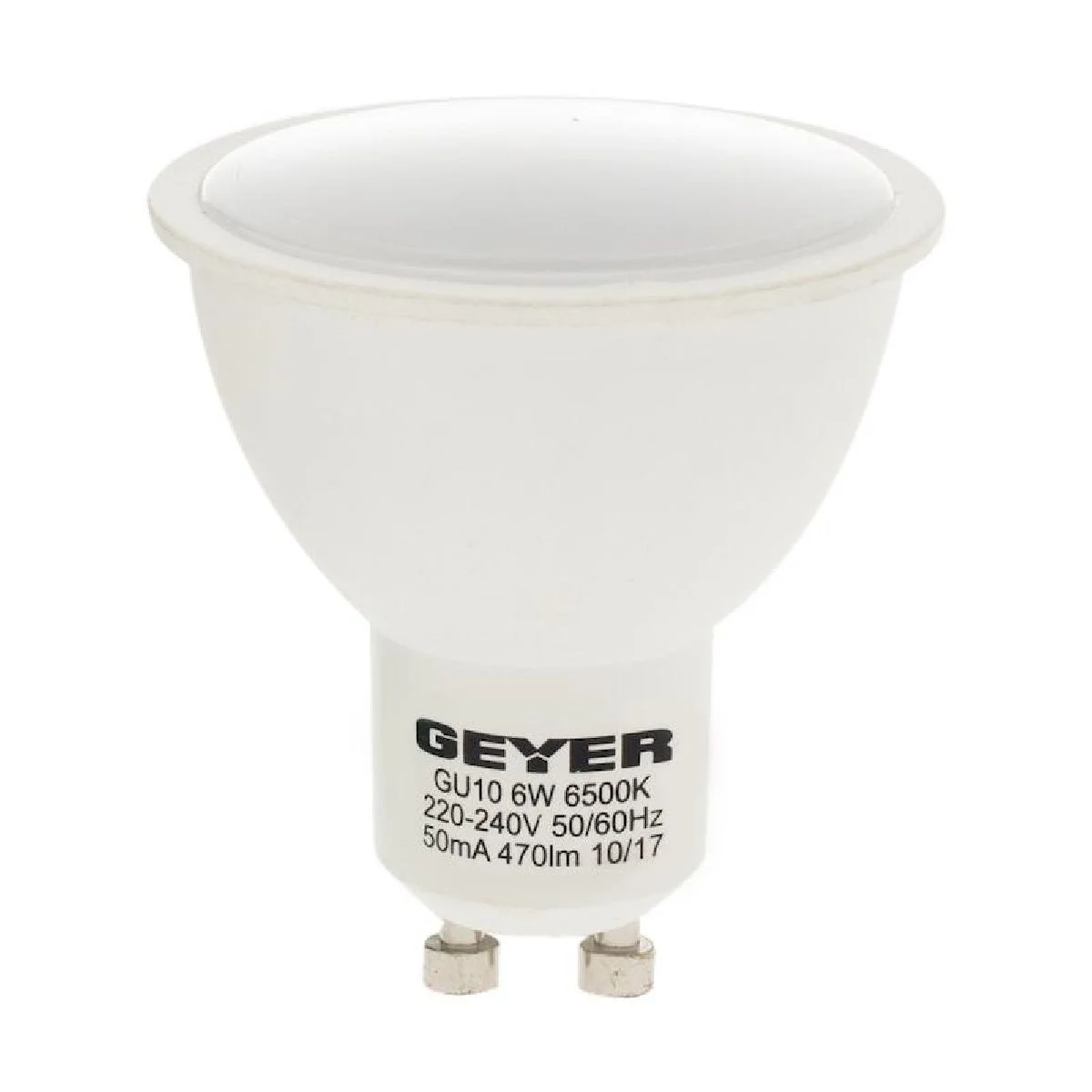 Φωτογραφία προϊόντος: Σποτ LED Geyer GU10 : Λευκό φως 6W 470lm