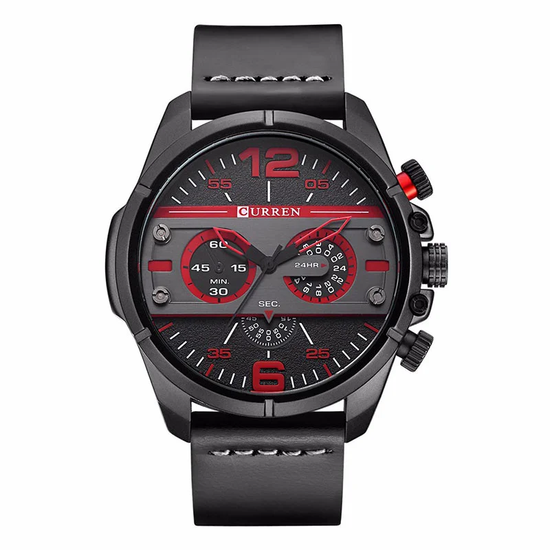 Φωτογραφία προϊόντος: Ανδρικό Ρολόι Curren 8259 Black-Red