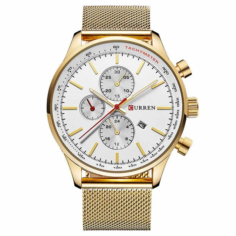 Φωτογραφία προϊόντος: Ανδρικό Ρολόι Curren 8227 Gold-White