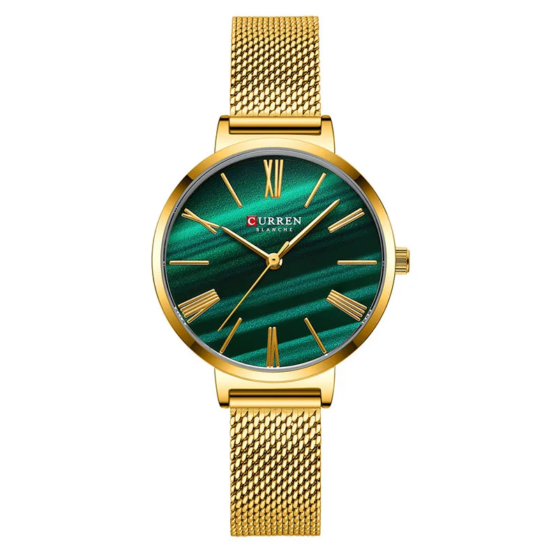 Φωτογραφία προϊόντος: Γυναικείο Ρολόι Curren 9076 Gold Green