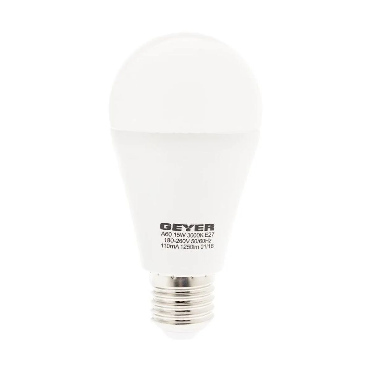Φωτογραφία προϊόντος: GEYER ΛΑΜΠΑ LED Α60 E27: 8.5W, Ψυχρό Λευκό, 806 Lumen