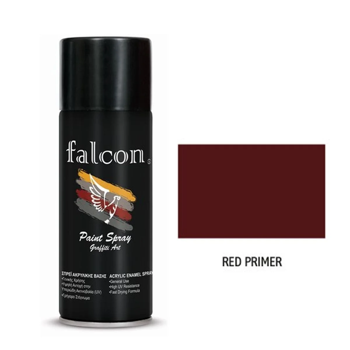 Φωτογραφία προϊόντος: Falcon Σπρέι Αστάρι Κόκκινο "Red Primer" RAL 3009 400ml - Ειδικών Εφαρμογών για Μέταλλα