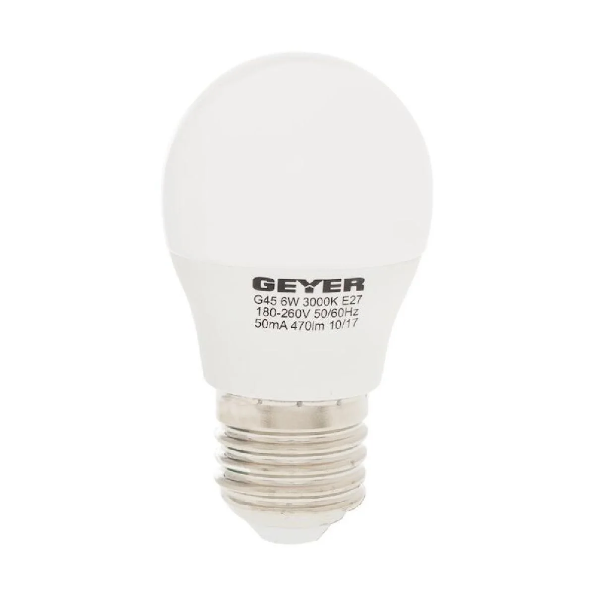 Φωτογραφία προϊόντος: Λάμπα LED Geyer 5W: Κίτρινο φως 470lm, σφαιρικό σχήμα