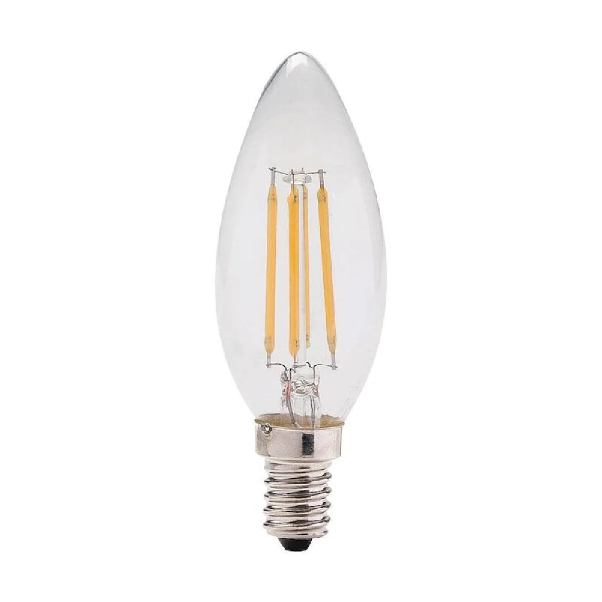 Φωτογραφία προϊόντος: GEYER Λάμπα LED Κεράκι C35 E14: 4W, Θερμό Κίτρινο, 470 Lumen