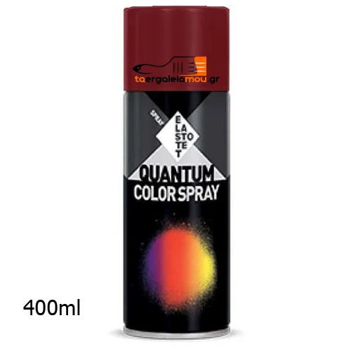 Φωτογραφία προϊόντος: Spray Ral 3003 κόκκινο ρουμπίνι quantum ακρυλικό χρώμα 400ml Elastotet