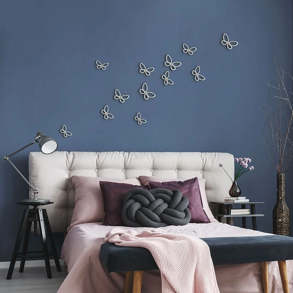 Φωτογραφία προϊόντος: Ango White Metal Butterflies 3D (24006)