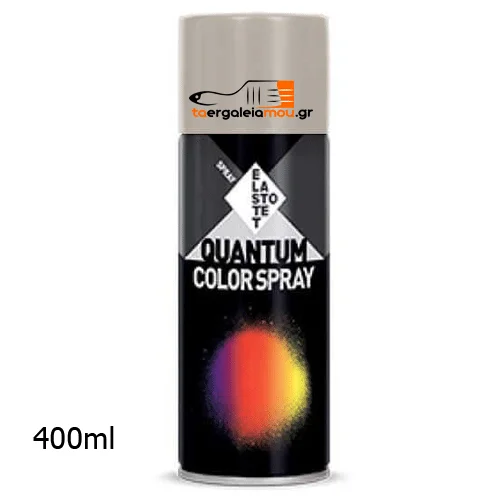 Φωτογραφία προϊόντος: Spray Ral 9001 Cream Quantum Ακρυλικό Χρώμα 400ml Elastotet