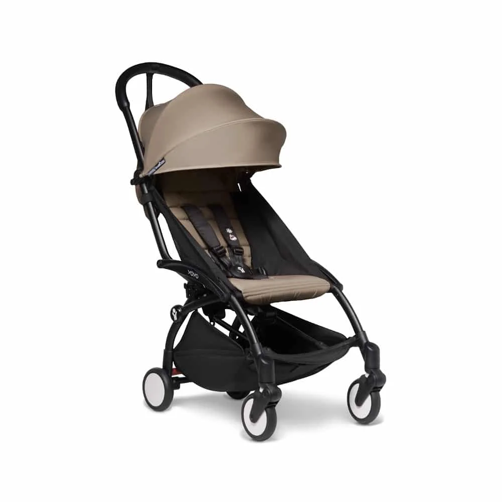 Φωτογραφία προϊόντος: Babyzen YOYO² Mαύρος Σκελετός - Υφάσματα Taupe (BZ10109-02-BZ10104-06)