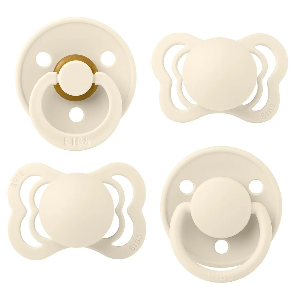 Φωτογραφία προϊόντος: BIBS Try-It Collection Ivory Onesize (Size 1 0-6 months) Natural Rubber Latex / Silicone - 91340