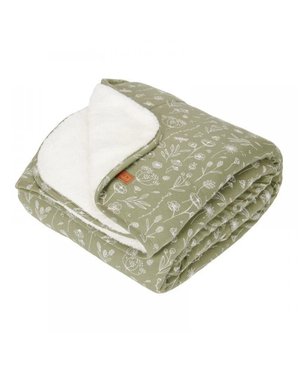 Φωτογραφία προϊόντος: LITTLE DUTCH. Κουβέρτα Wild Flowers Olive 110 x 140 LD11021011