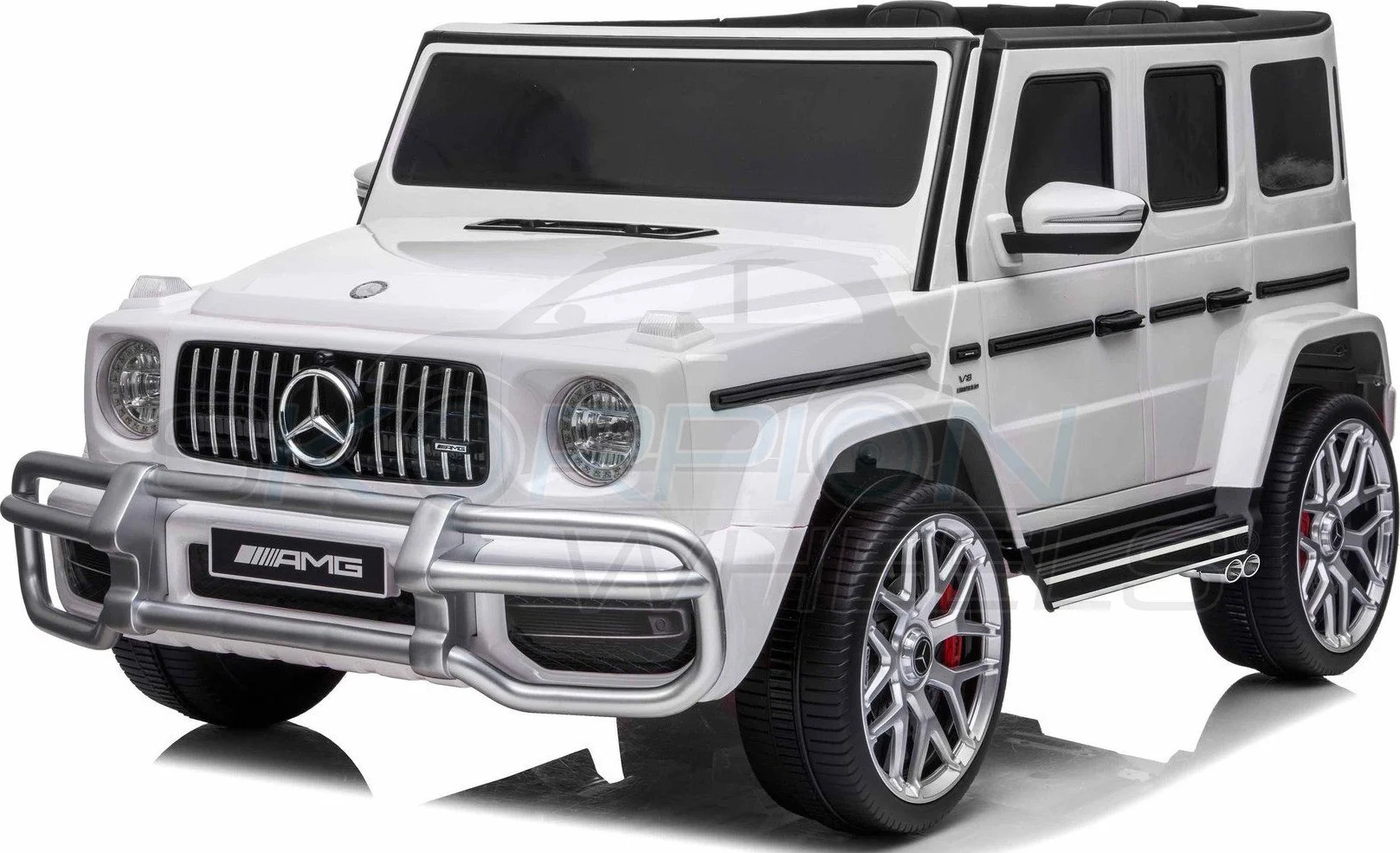 Φωτογραφία προϊόντος: Skorpion Wheels Παιδικό Αυτοκίνητο Skorpion Mercedes Benz G63 AMG 12V Λευκό - 5247037