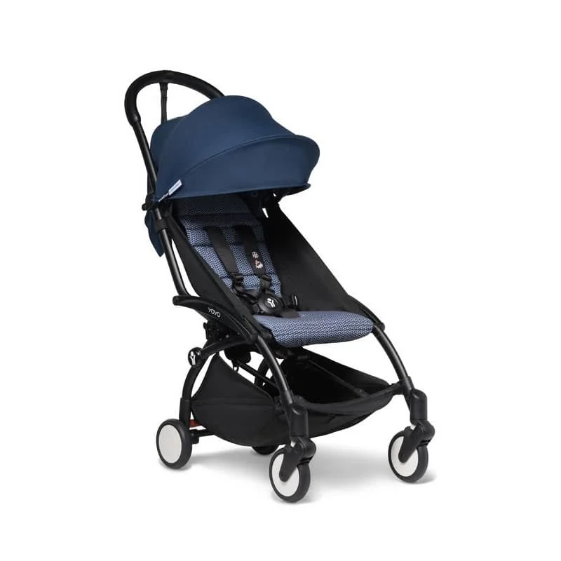 Φωτογραφία προϊόντος: Babyzen YOYO² Μαύρος Σκελετός – Υφάσματα Air France Blue (BZ10109-02-BZ10108-11)