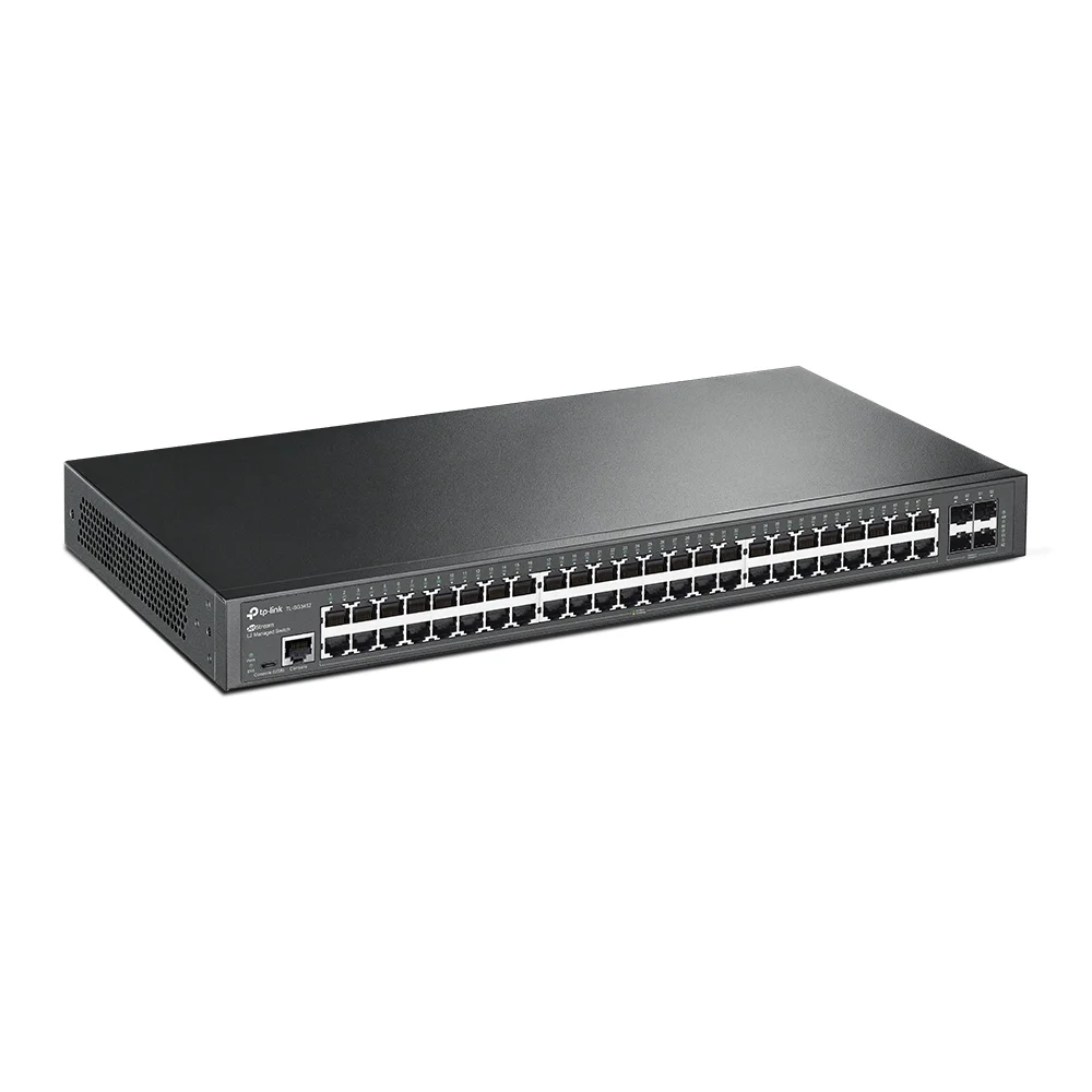 Φωτογραφία προϊόντος: ΤΡ-LΙΝΚ SWITCH 48-Port Gigabit L2+ Managed Switch with 4 SFP Slots 19-inch Rack-mountable Case