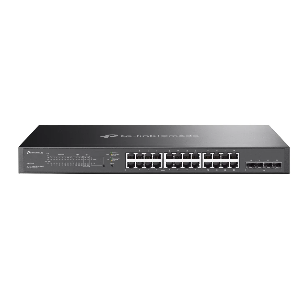 Φωτογραφία προϊόντος: ΤΡ-LΙΝΚ TP-Link SG2428LP – Smart Gigabit Switch 28 θυρών με 16 PoE+ και 150W ισχύ, Omada cloud διαχείριση