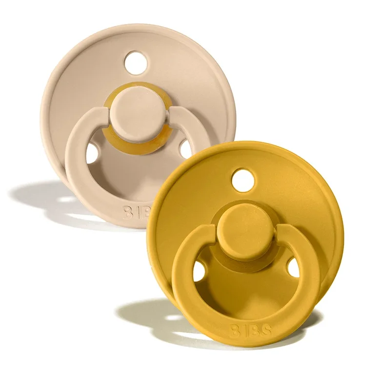 Φωτογραφία προϊόντος: BIBS COLOUR Πιπίλα Vanilla/Mustard από φυσικό καουτσούκ 110274