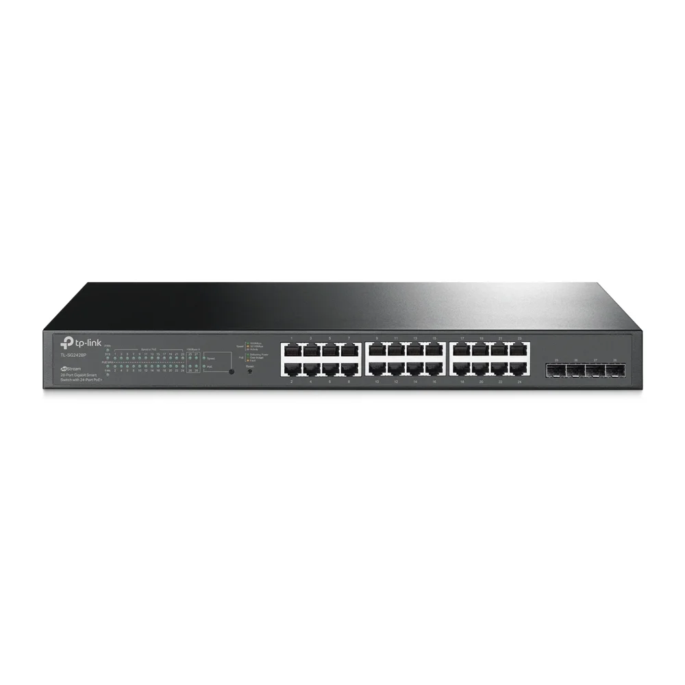 Φωτογραφία προϊόντος: ΤΡ-LΙΝΚ TP-Link TL-SG2428P – Smart Switch 28 θυρών Gigabit με 24 PoE+ και 250W, Omada διαχείριση