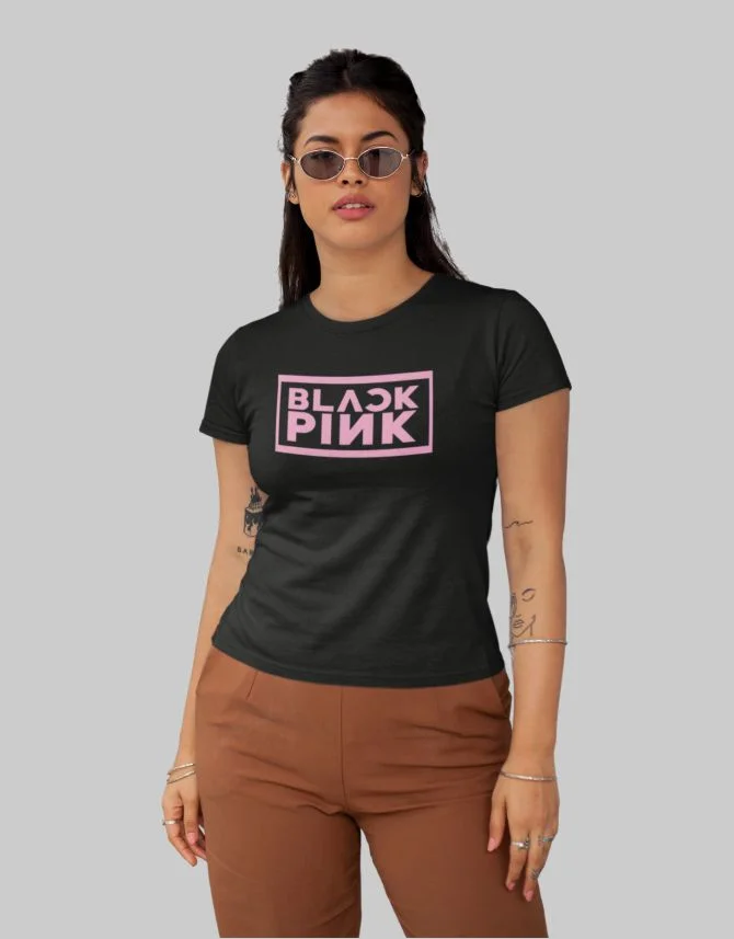 Φωτογραφία προϊόντος: ΤΚΤ Black Pink Logo W T-Shirt