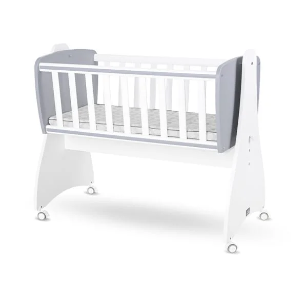 Φωτογραφία προϊόντος: Κρεβάτι - Κούνια FIRST DREAMS WHITE/STONE GREY NEW LORELLI 10150550050