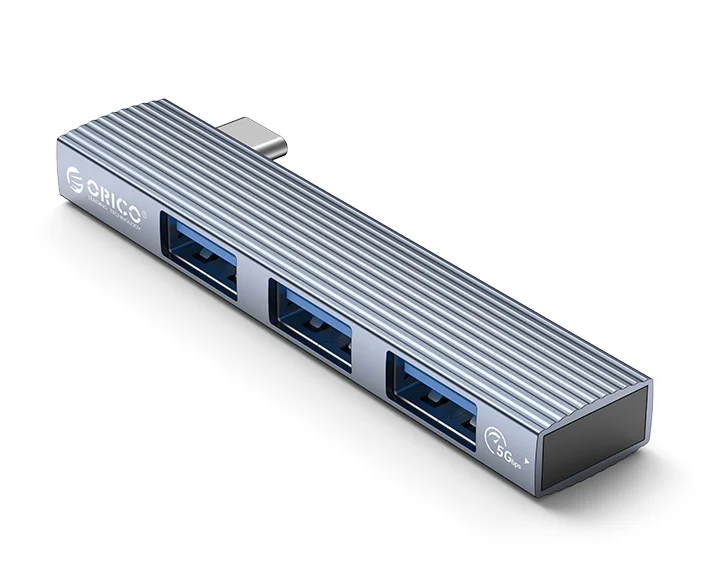 Φωτογραφία προϊόντος: ORICO USB-C hub AH-W13 με 3x USB θύρες, 5Gbps, γκρι