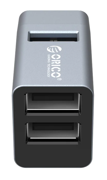 Φωτογραφία προϊόντος: ORICO mini USB hub MINI-U32L, 3x USB ports, γκρι