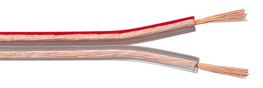 Φωτογραφία προϊόντος: GOOBAY καλώδιο ήχου 2x 0.35 mm² 59371, CU, 10m, διάφανο