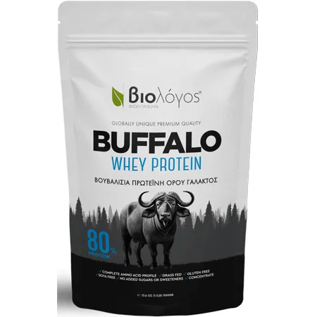 Φωτογραφία προϊόντος: Buffalo Whey Protein 500 gr Unflavored/Άγευστη Biologos