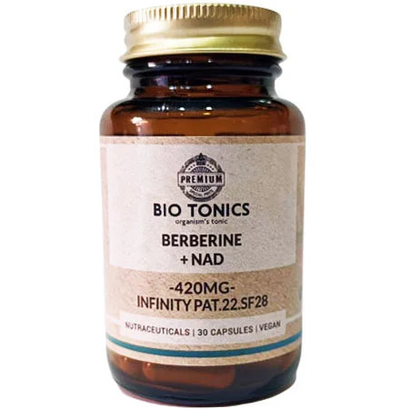 Φωτογραφία προϊόντος: Berberine + NAD 420 MG 30 veg. caps BioTonics