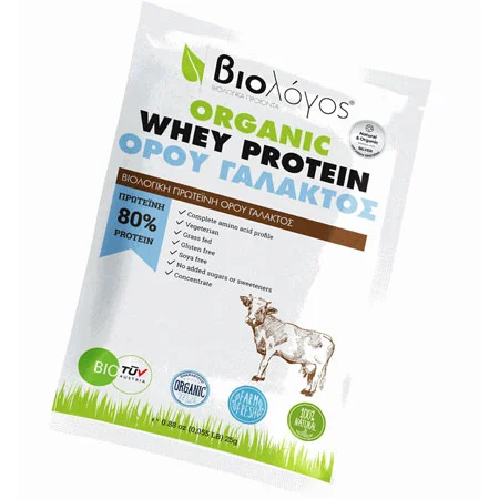 Φωτογραφία προϊόντος: Organic Whey Protein 25 gr Unflavored/Άγευστη Biologos