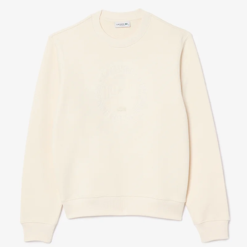 Φωτογραφία προϊόντος: Φούτερ γυναικεία Lacoste Embroidered Ivoire