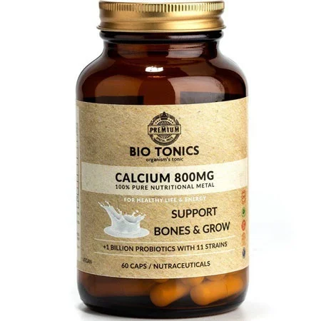 Φωτογραφία προϊόντος: Calcium Support Bones & Grow 800 mg 60 vegan caps BioTonics