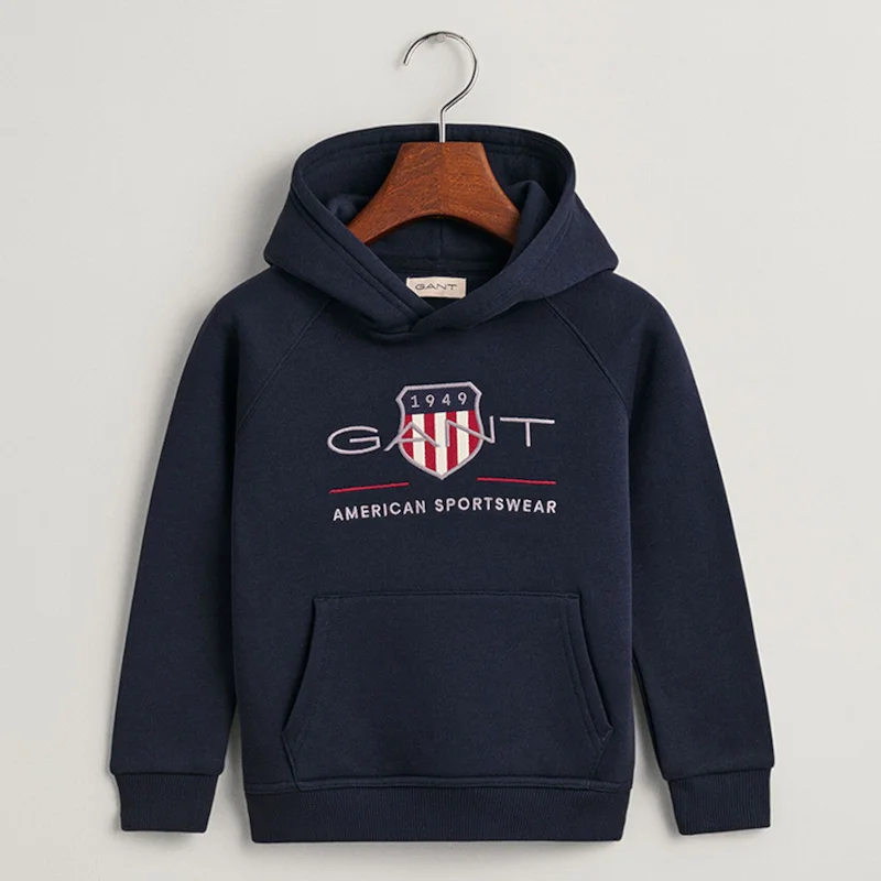 Φωτογραφία προϊόντος: Μπλούζα παιδική Gant Hoodie Archive Shield Navy blue