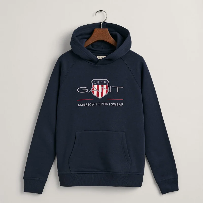 Φωτογραφία προϊόντος: Μπλούζα παιδική Gant Hoodie Teens Archive Shield Navy Blue