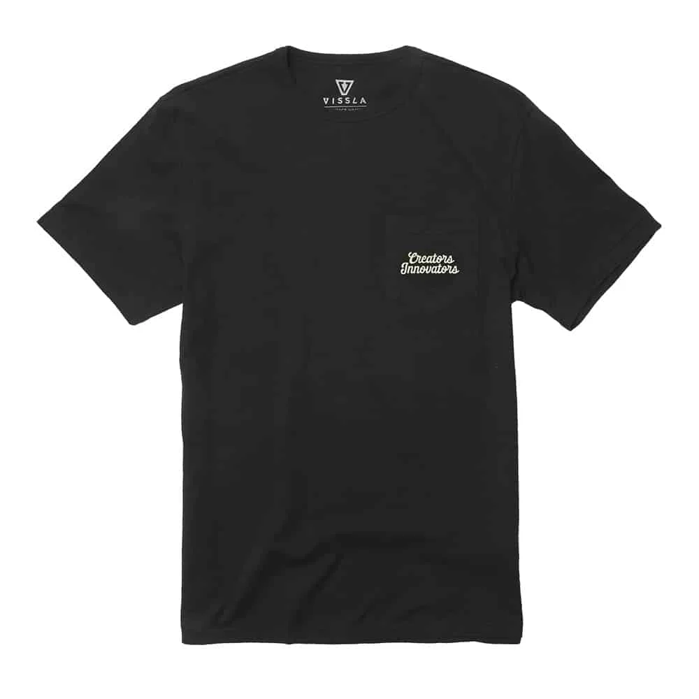 Φωτογραφία προϊόντος: T-Shirt Vissla Creators Pkt Black