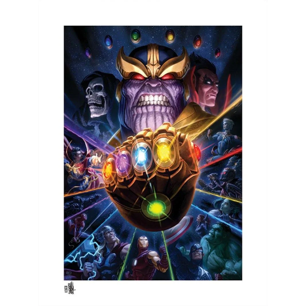 Φωτογραφία προϊόντος: Sideshow Collectibles Marvel Thanos & Infinity Gauntlet Unframed Art Print (61 x 46 cm)