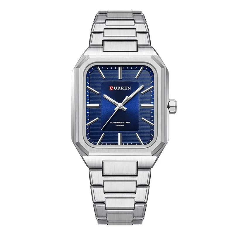Φωτογραφία προϊόντος: Curren 8457 Silver Blue Ανδρικό Ρολόι με Μπρασελέ