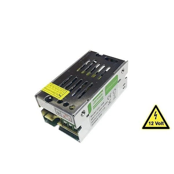 Φωτογραφία προϊόντος: Τροφοδοτικό 15 Watt, 12 Volt DC, Ρυθμιζόμενο