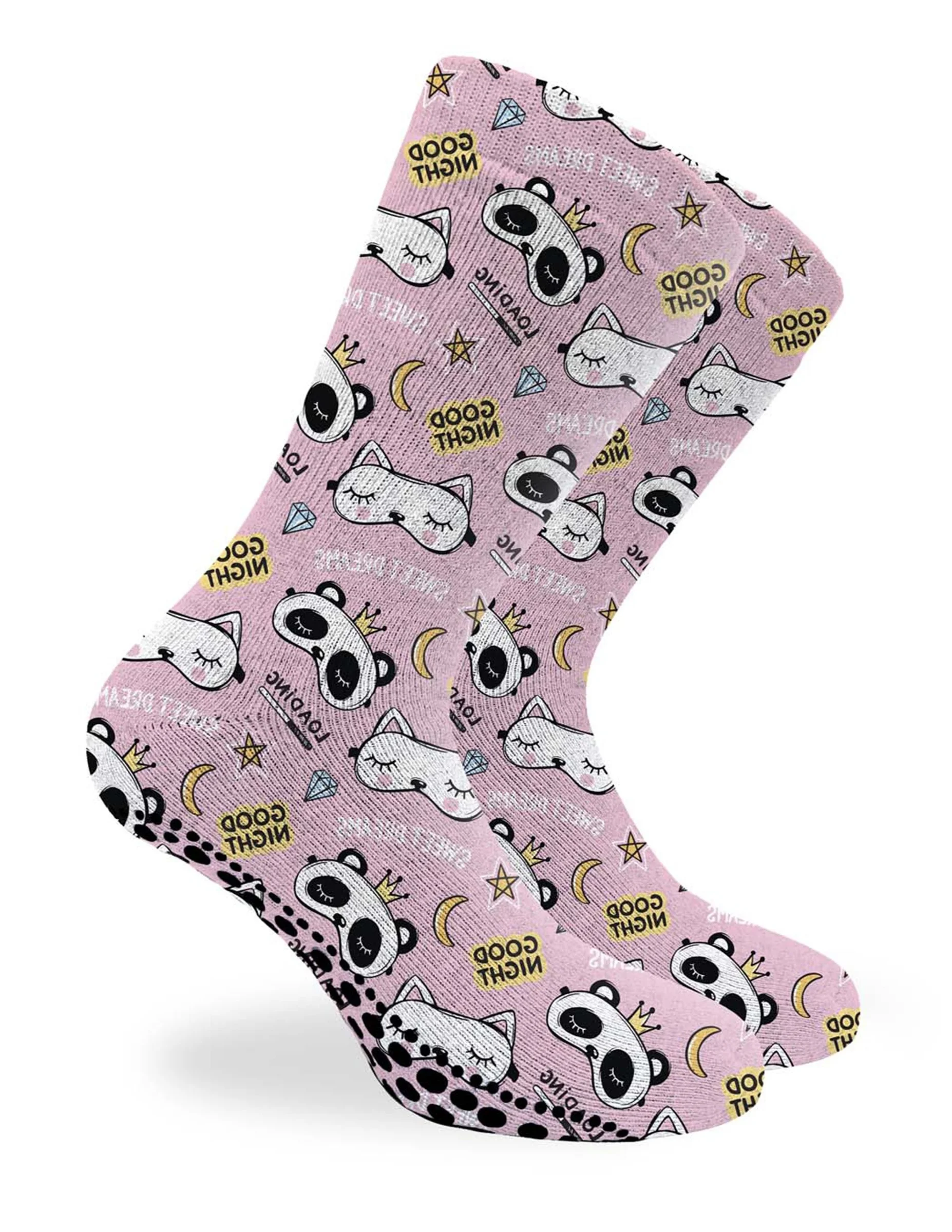 Φωτογραφία προϊόντος: Καλτσοπαντόφλες με Αντιολισθητικό Πάτο Walk W1800-3 ΡΟΖ-ΕΜΠΡΙΜΕ 26-30