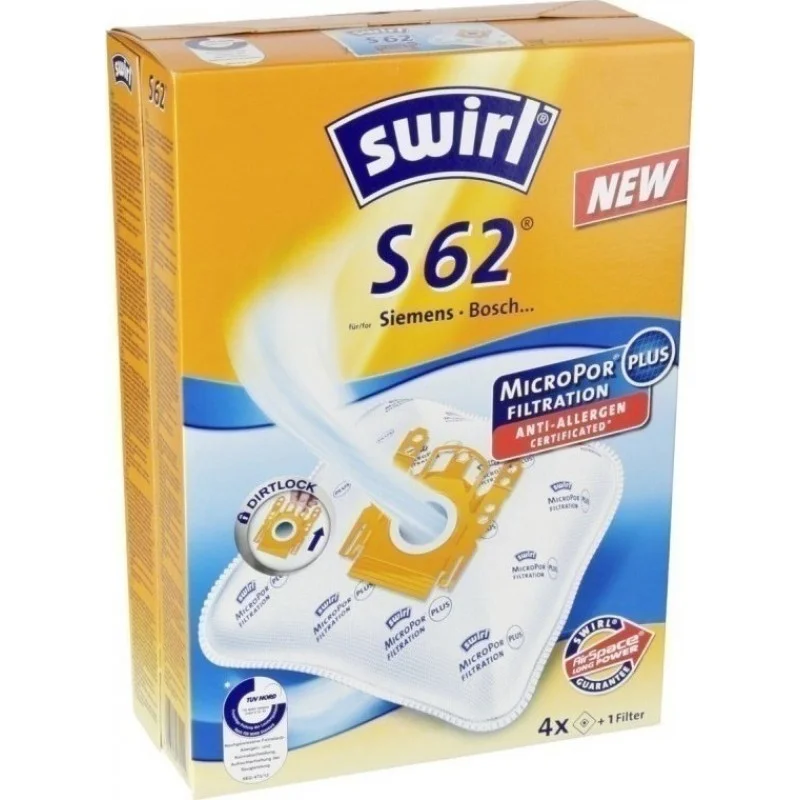 Φωτογραφία προϊόντος: Swirl S 62 MP Plus Airspace Σακούλες Για Ηλεκτρική Σκούπα