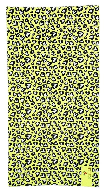 Φωτογραφία προϊόντος: TORTUE KIDS Πετσέτα Θαλάσσης Heart Print 70x140cm S3-250-100 ΚΙΤΡΙΝΟ 70X140cm